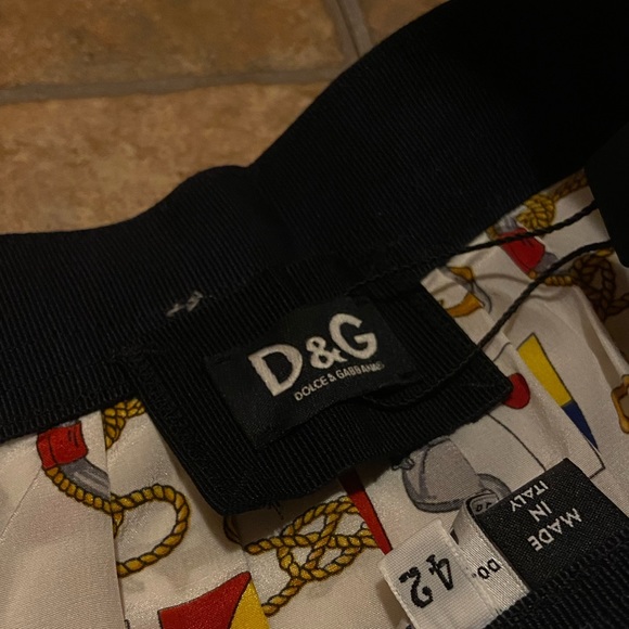 RARE DOLCE & GABBANA MINI PLEATED SAILORS SKIRT - Picture 2 of 4